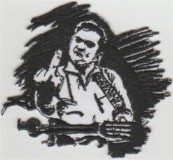 Johnny Cash stoffen opstrijk patch