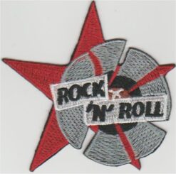 Rock'n'Roll stoffen opstrijk patch