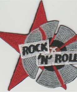 Rock'n'Roll stoffen opstrijk patch