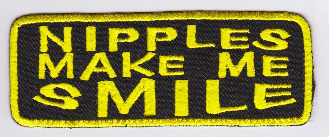 Nipples make me Smile patch