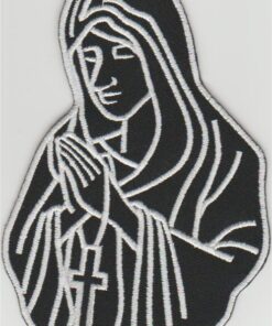 Heilige Maria stoffen opstrijk patch