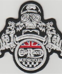 Cafe Racer Motorcycles stoffen opstrijk patch