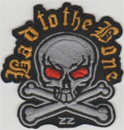 Bad to the Bone stoffen opstrijk patch