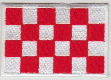 Brabantse vlag stoffen opstrijk patch