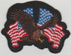 Aufnäher mit Adler-USA-Flagge zum Aufbügeln