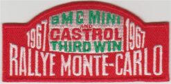 Rallye Monte-Carlo stoffen opstrijk patch