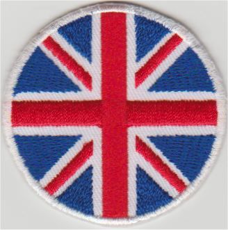 Patch thermocollant avec applique drapeau Union Jack
