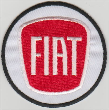 Fiat-Applikation zum Aufbügeln
