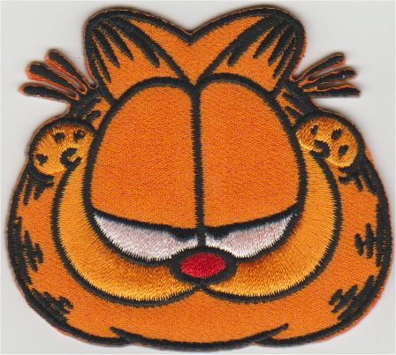Garfield Applique Fer Sur Patch
