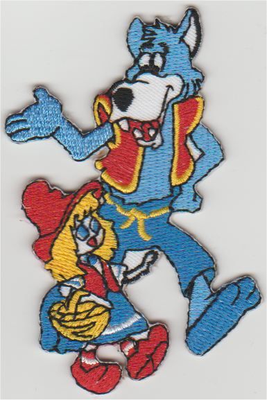 Patch thermocollant appliqué Le Petit Chaperon Rouge