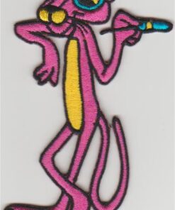 Pink Panther stoffen opstrijk patch