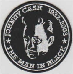 Johnny Cash stoffen opstrijk patch