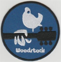 Woodstock stoffen opstrijk patch