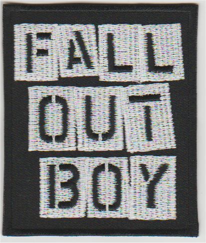Fall Out Boy Applikation zum Aufbügeln