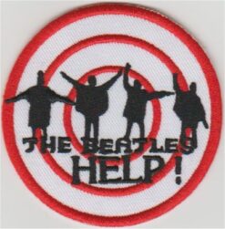 The Beatles Help stoffen opstrijk patch