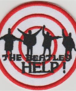 The Beatles Help stoffen opstrijk patch