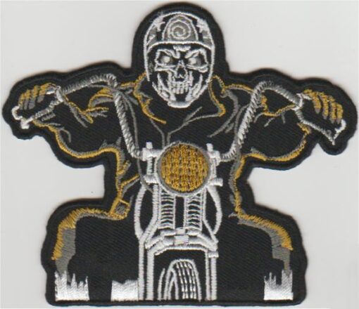 Ghostrider stoffen opstrijk patch