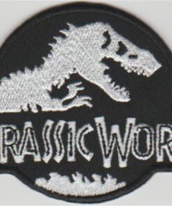 Jurassic World stoffen opstrijk patch