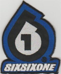 Sixsixone helmet stoffen opstrijk patch