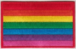 Regenboog Vlag stoffen opstrijk patch