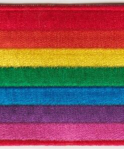 Regenboog Vlag stoffen opstrijk patch