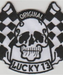 Original Lucky 13 Stoffaufnäher zum Aufbügeln