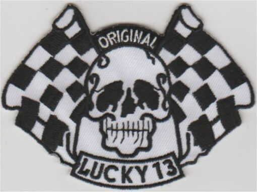 Original Lucky 13 stoffen opstrijk patch