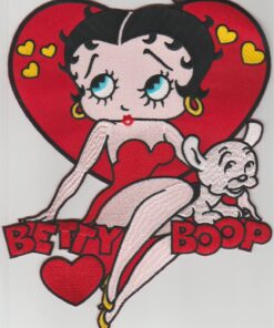 Betty Boop stoffen opstrijk patch