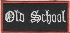 Old School Applikation zum Aufbügeln