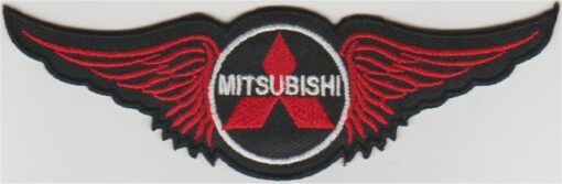 Aufnäher aus Mitsubishi-Stoff zum Aufbügeln