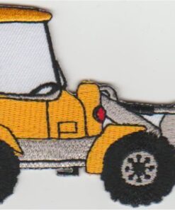 Bulldozer Applique Fer Sur Patch