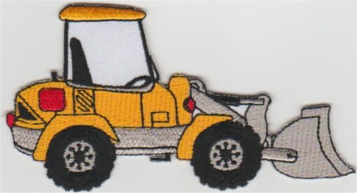 Bulldozer Applique Fer Sur Patch