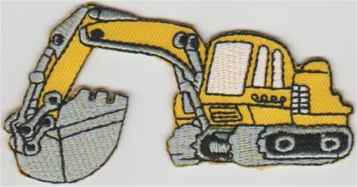 Graafmachine stoffen Opstrijk patch