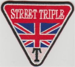 Triumph Street Triple stoffen opstrijk patch