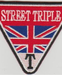 Triumph Street Triple stoffen opstrijk patch