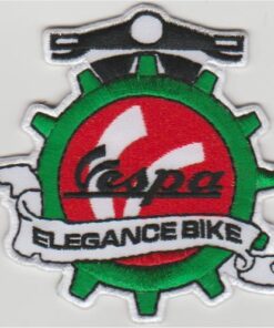 Vespa Elegance Bike Applikation zum Aufbügeln