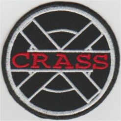 Crass stoffen opstrijk patch