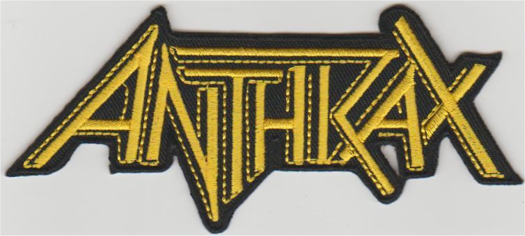 Anthrax-Aufnäher zum Aufbügeln