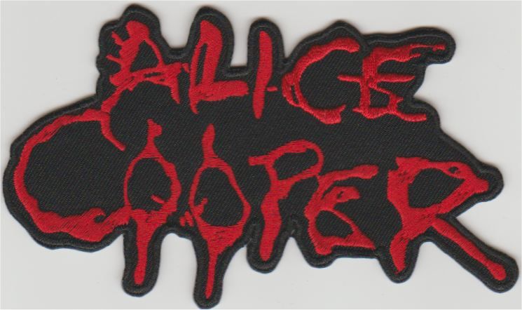 Alice Cooper Applikation zum Aufbügeln