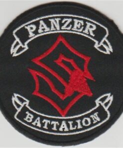 Panzer-Bataillon-Applikation zum Aufbügeln