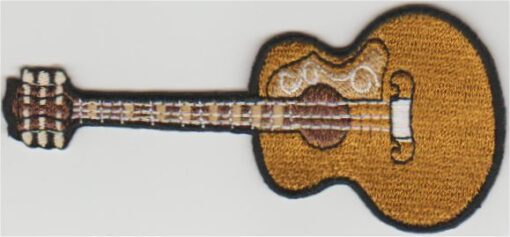 Guitare Applique Fer Sur Patch