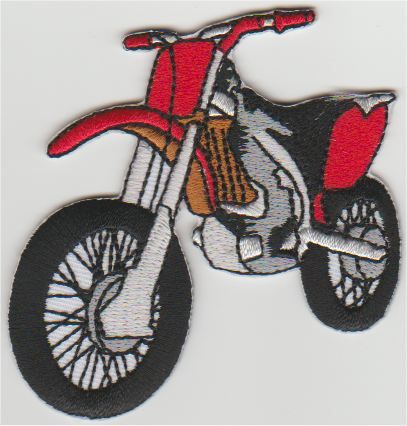 Motor stoffen opstrijk patch