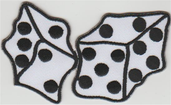 Dés Applique Fer Sur Patch