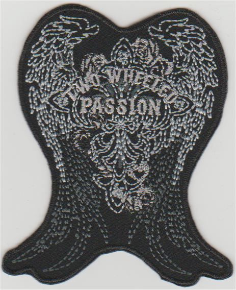 Patch thermocollant appliqué Two Wheeled Passion