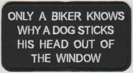 Only a Biker Knows.. écusson thermocollant en tissu