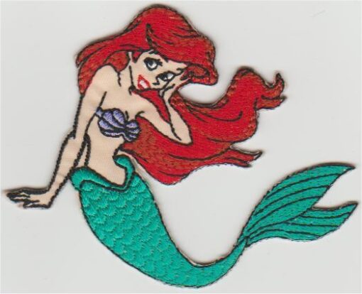 Sirène Applique Fer Sur Patch