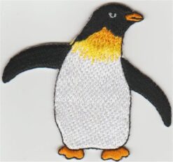 Pinguin stoffen opstrijk patch