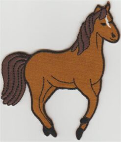 Cheval Applique Fer Sur Patch