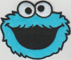 Cookie Monster Applique Fer Sur Patch