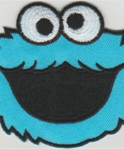 Cookie Monster Applique Fer Sur Patch